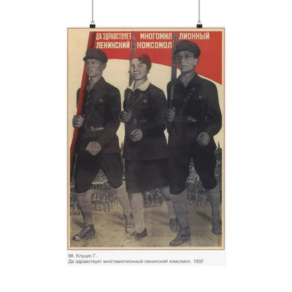 Soviet Era Poster 388 - Paper Poster 20″ x 30″ Matte - The Sticker Space