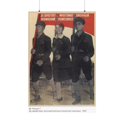 Soviet Era Poster 388 - Paper Poster 36" x 54" Matte - The Sticker Space