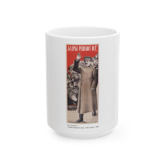 Soviet Era Poster 391 - White Coffee Mug-15oz-The Sticker Space