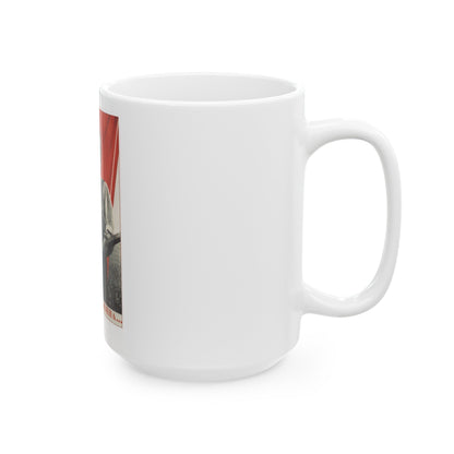 Soviet Era Poster 397 - White Coffee Mug-The Sticker Space