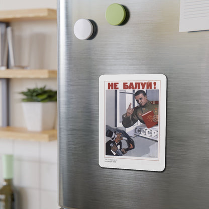 Soviet Era Poster 403 - Refrigerator Magnet-The Sticker Space