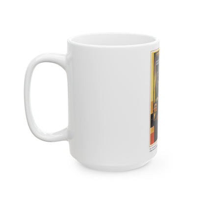 Soviet Era Poster 409 - White Coffee Mug-The Sticker Space