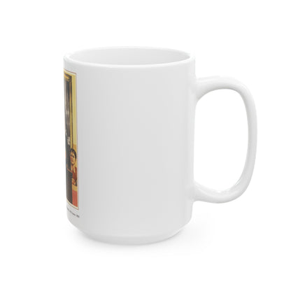 Soviet Era Poster 409 - White Coffee Mug-The Sticker Space