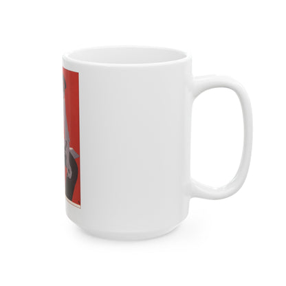 Soviet Era Poster 41 - White Coffee Mug-The Sticker Space