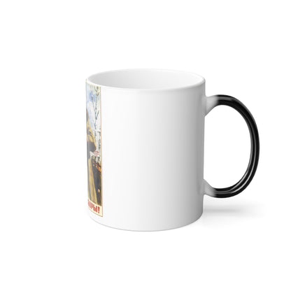 Soviet Era Poster 411 - Color Changing Mug 11oz-11oz-The Sticker Space