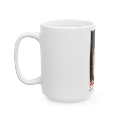 Soviet Era Poster 413 - White Coffee Mug-The Sticker Space