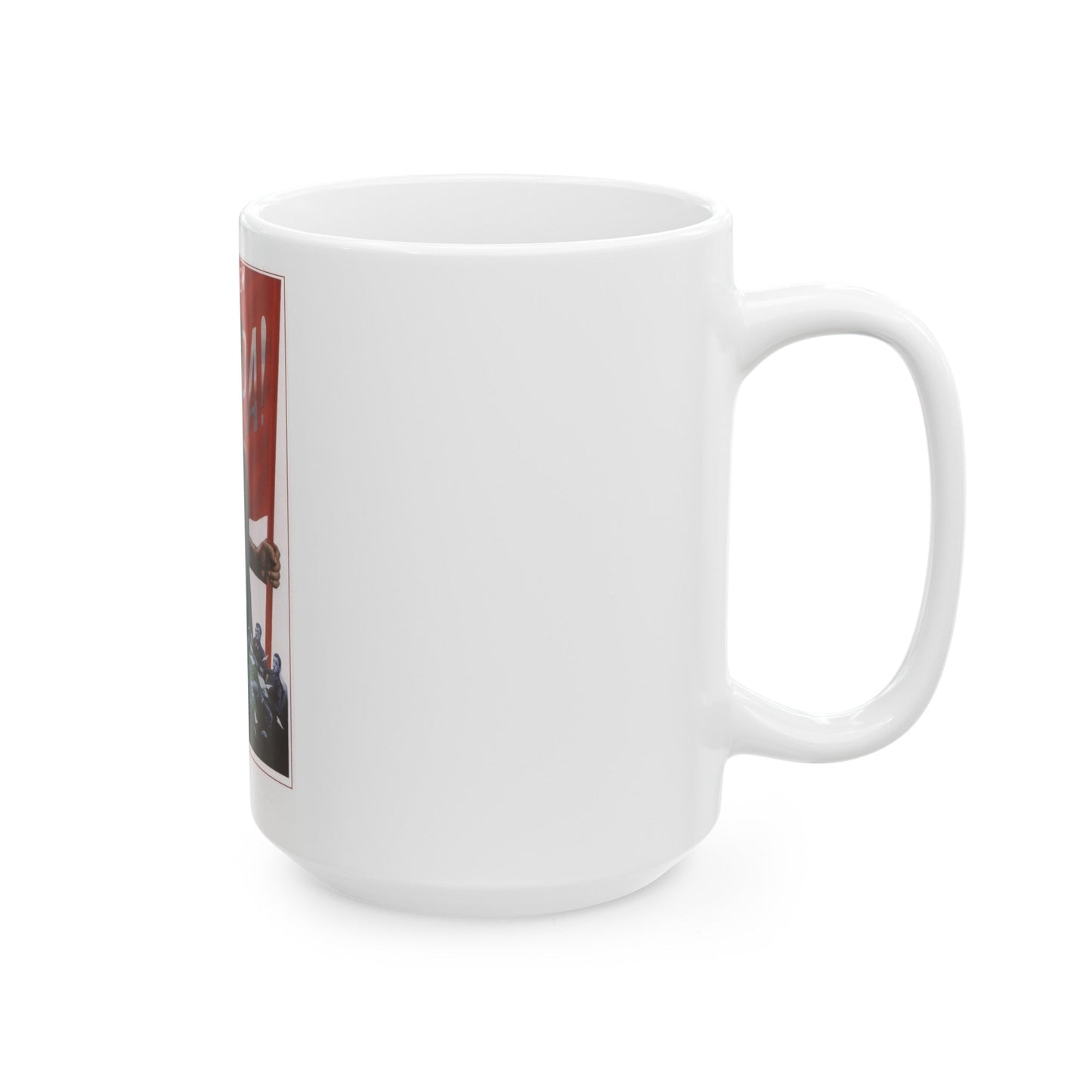 Soviet Era Poster 414 - White Coffee Mug-The Sticker Space