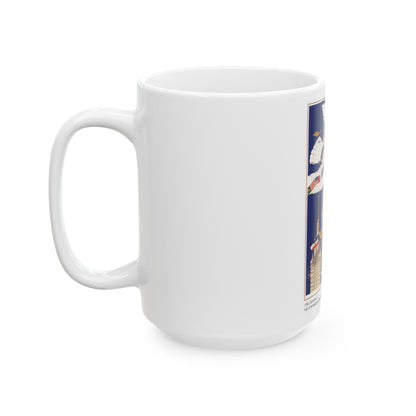 Soviet Era Poster 424 - White Coffee Mug-The Sticker Space