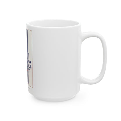 Soviet Era Poster 424 - White Coffee Mug-The Sticker Space