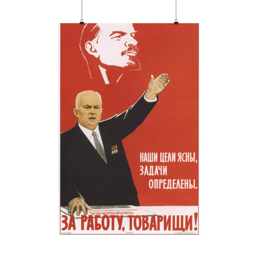 Soviet Era Poster 432 - Paper Poster-24″ x 36″-The Sticker Space