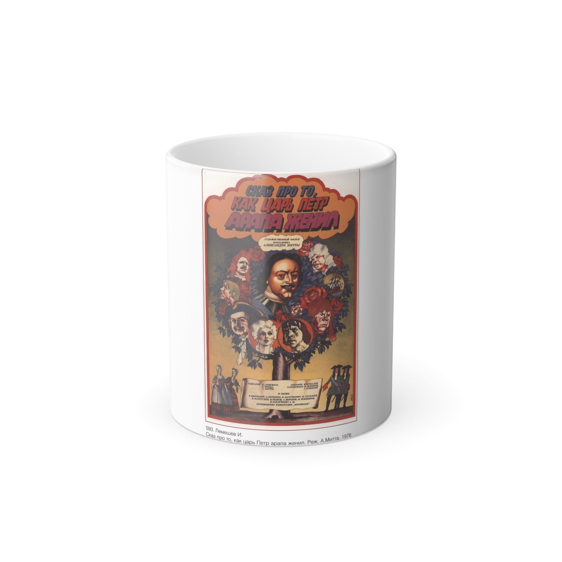 Soviet Era Poster 44 - Color Changing Mug 11oz-11oz-The Sticker Space