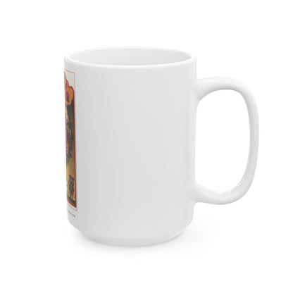 Soviet Era Poster 44 - White Coffee Mug-The Sticker Space