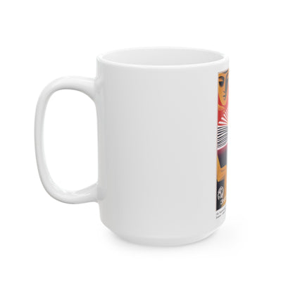 Soviet Era Poster 445 - White Coffee Mug-The Sticker Space