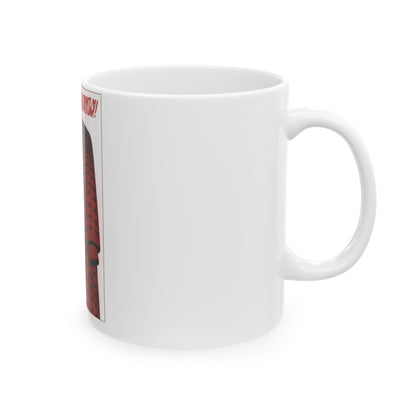 Soviet Era Poster 455 - White Coffee Mug-The Sticker Space