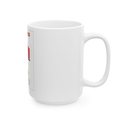 Soviet Era Poster 456 - White Coffee Mug-The Sticker Space