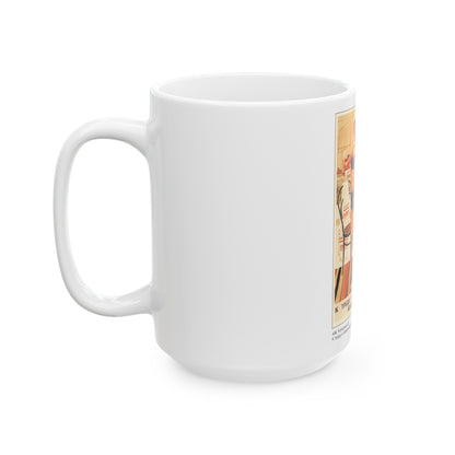 Soviet Era Poster 459 - White Coffee Mug-The Sticker Space