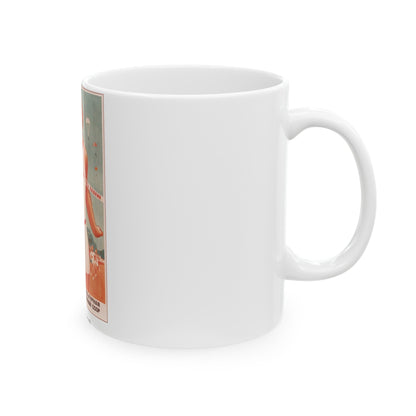 Soviet Era Poster 464 - White Coffee Mug-The Sticker Space