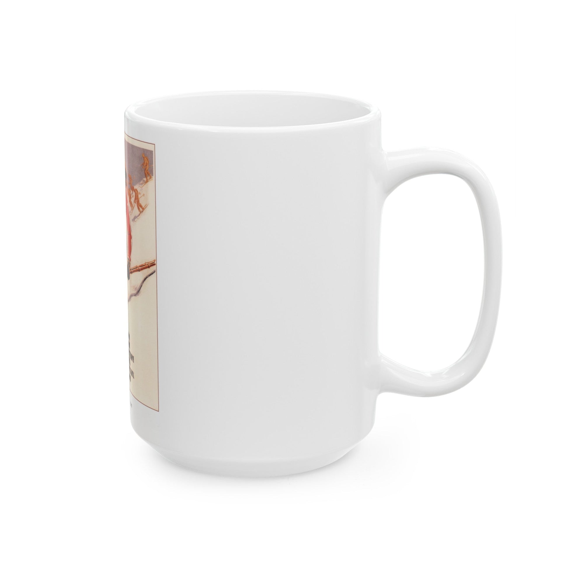 Soviet Era Poster 465 - White Coffee Mug-The Sticker Space