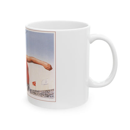 Soviet Era Poster 469 - White Coffee Mug-The Sticker Space