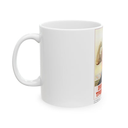 Soviet Era Poster 471 - White Coffee Mug-The Sticker Space