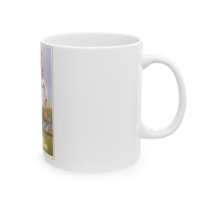 Soviet Era Poster 472 - White Coffee Mug-The Sticker Space