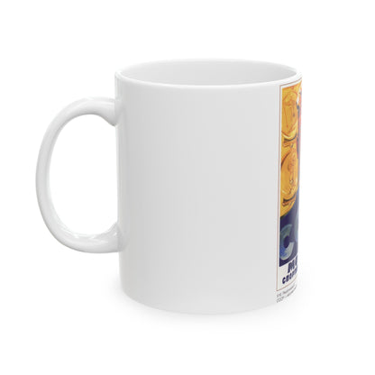 Soviet Era Poster 478 - White Coffee Mug-The Sticker Space