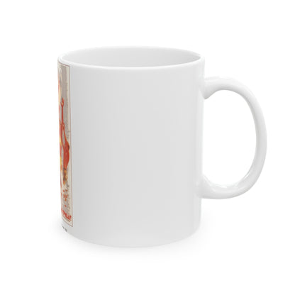 Soviet Era Poster 479 - White Coffee Mug-The Sticker Space