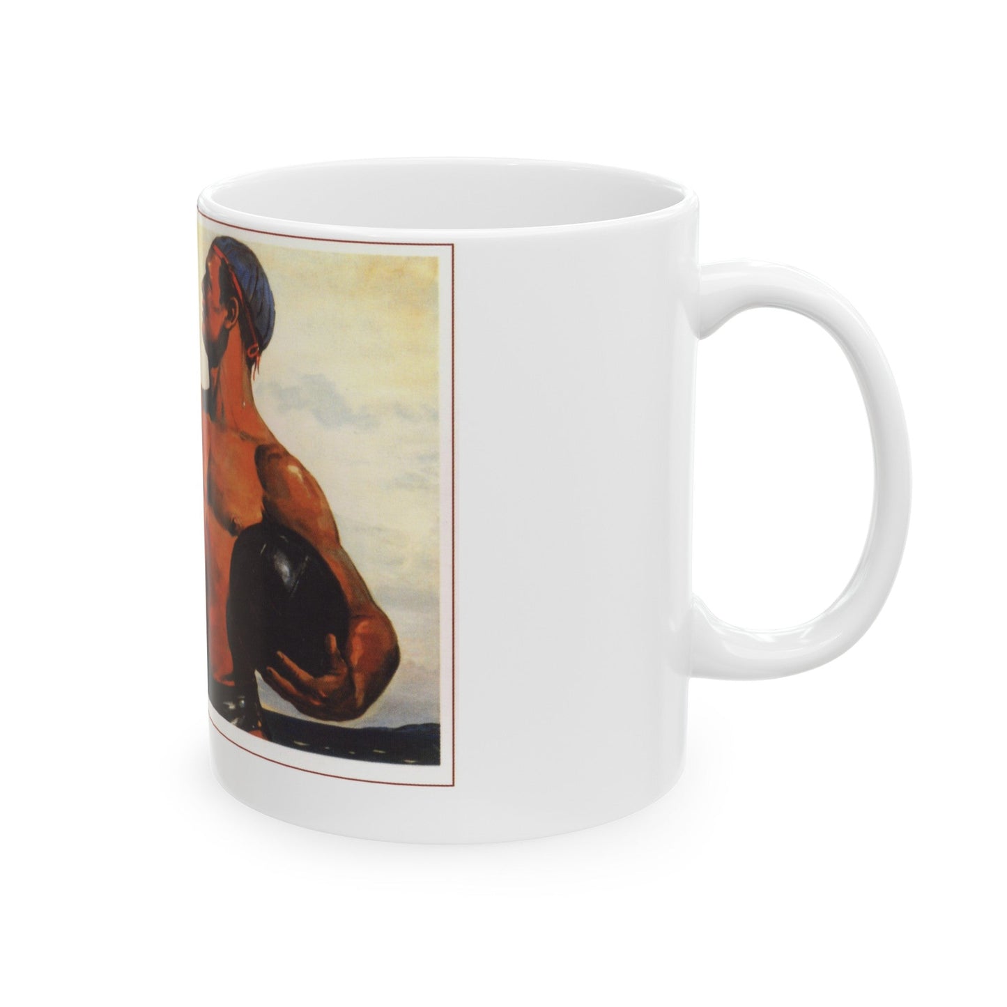 Soviet Era Poster 481 - White Coffee Mug-The Sticker Space