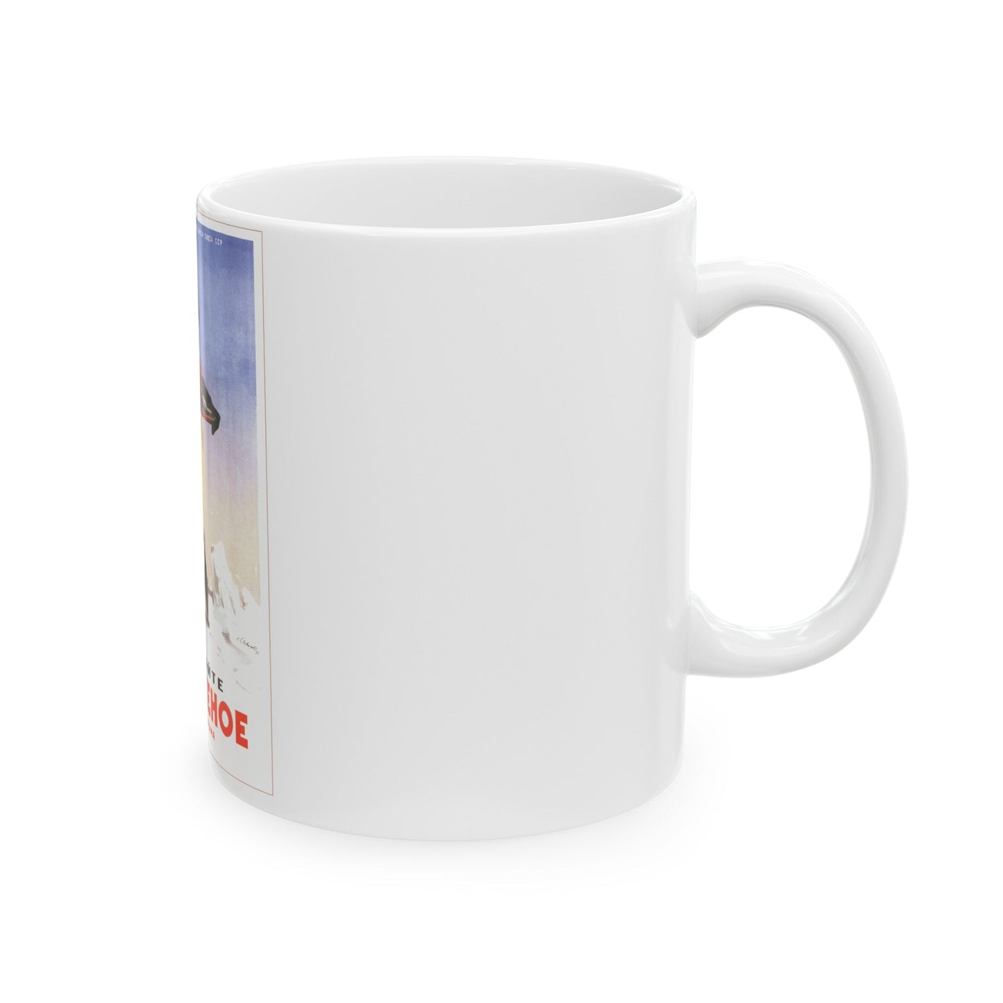 Soviet Era Poster 482 - White Coffee Mug-The Sticker Space