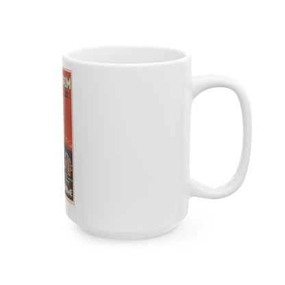 Soviet Era Poster 483 - White Coffee Mug-The Sticker Space