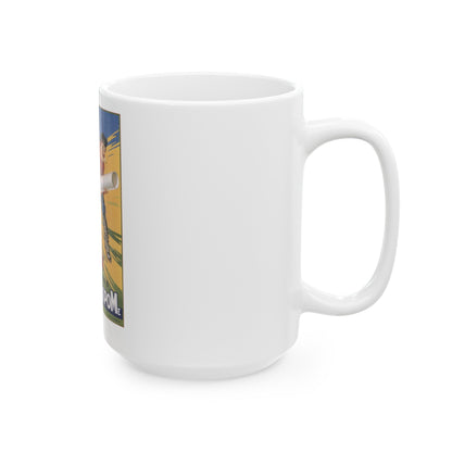 Soviet Era Poster 487 - White Coffee Mug-The Sticker Space