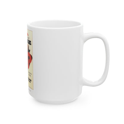 Soviet Era Poster 489 - White Coffee Mug-The Sticker Space