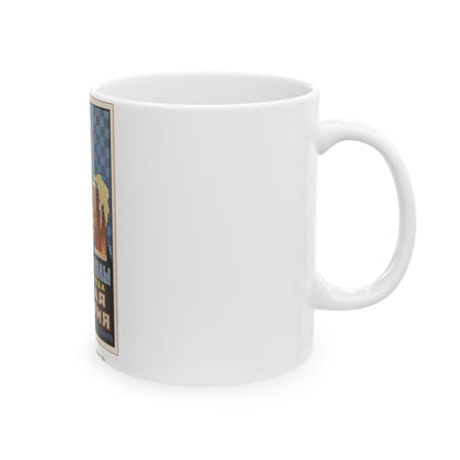 Soviet Era Poster 490 - White Coffee Mug-The Sticker Space