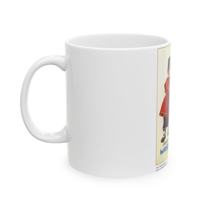 Soviet Era Poster 492 - White Coffee Mug-The Sticker Space