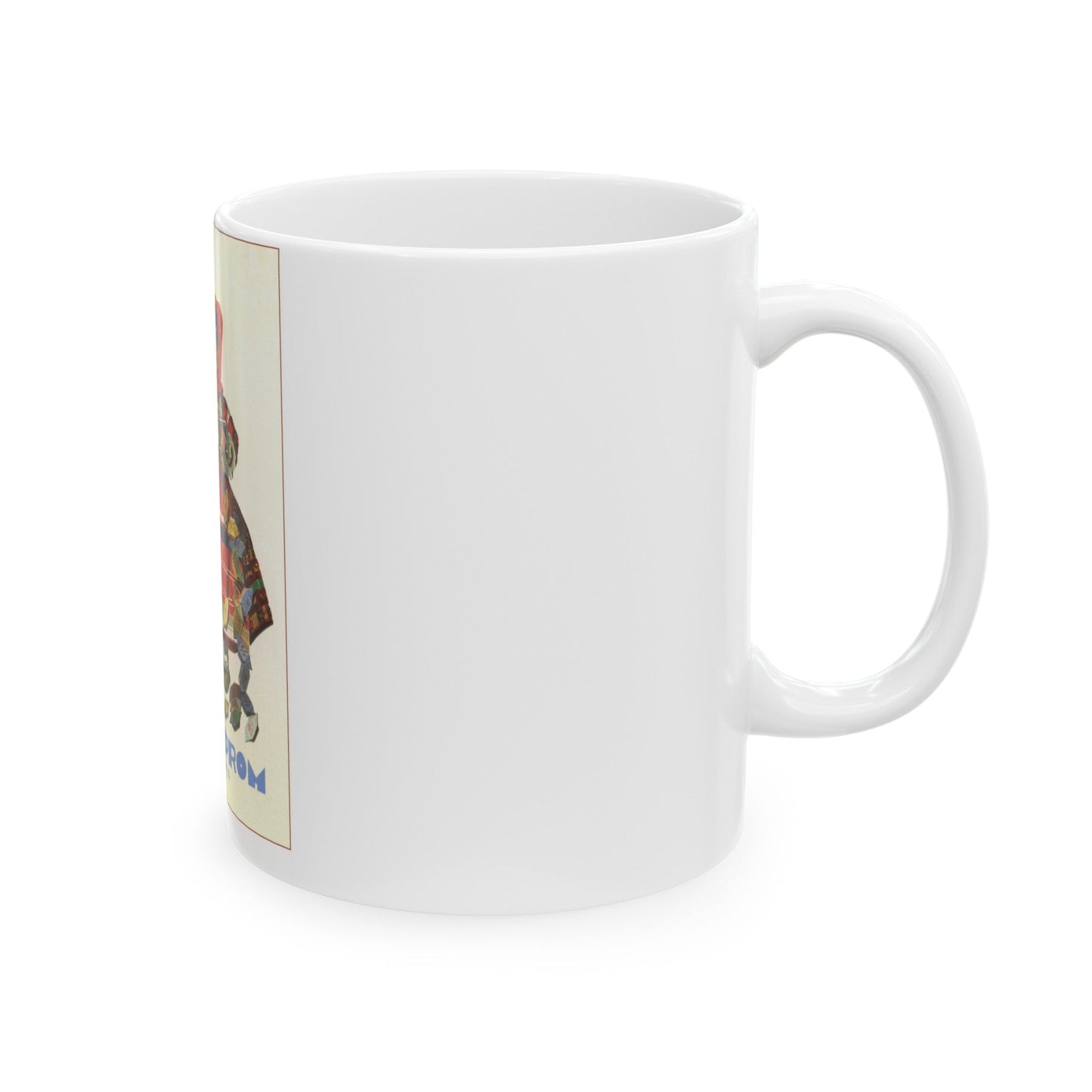 Soviet Era Poster 492 - White Coffee Mug-The Sticker Space