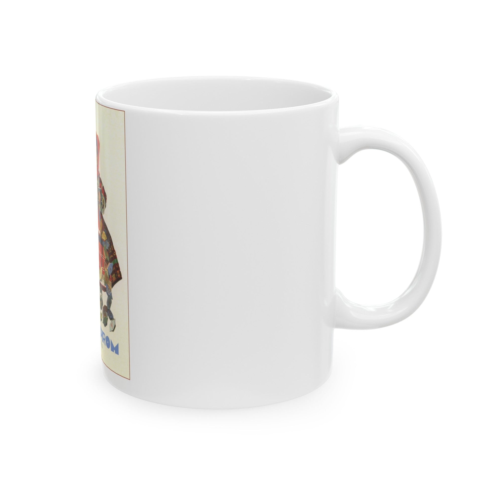 Soviet Era Poster 492 - White Coffee Mug-The Sticker Space