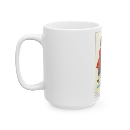 Soviet Era Poster 492 - White Coffee Mug-The Sticker Space