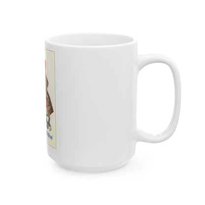 Soviet Era Poster 492 - White Coffee Mug-The Sticker Space