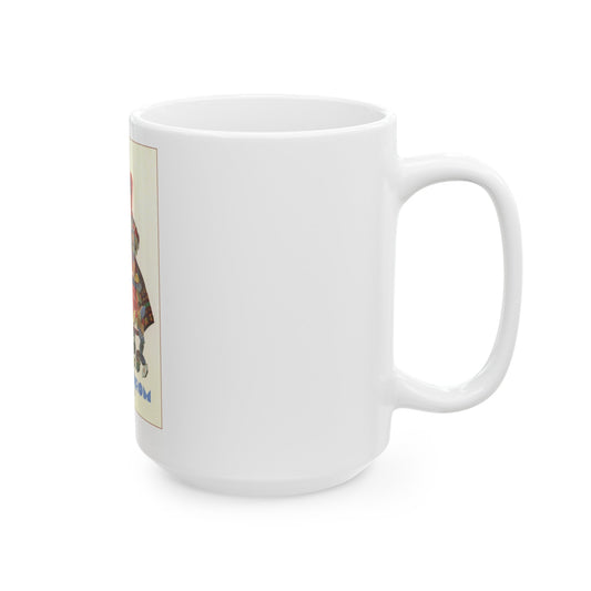 Soviet Era Poster 492 - White Coffee Mug-The Sticker Space