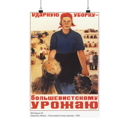 Soviet Era Poster 5 - Paper Poster-12″ x 18″-The Sticker Space