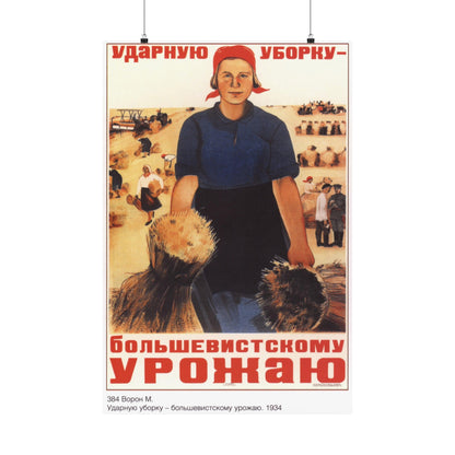 Soviet Era Poster 5 - Paper Poster-24″ x 36″-The Sticker Space