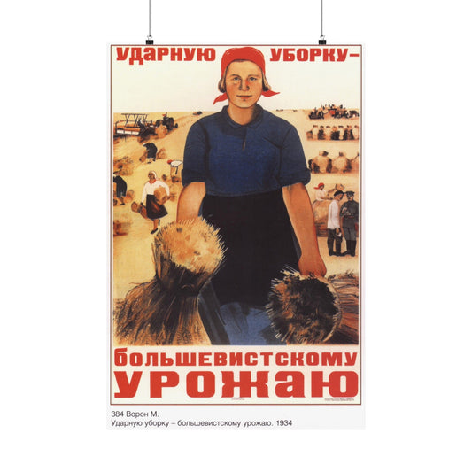 Soviet Era Poster 5 - Paper Poster-24″ x 36″-The Sticker Space