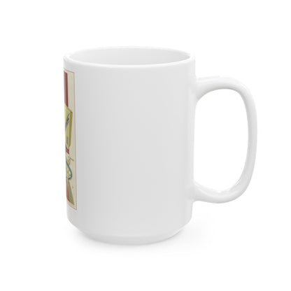 Soviet Era Poster 501 - White Coffee Mug-The Sticker Space