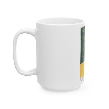 Soviet Era Poster 503 - White Coffee Mug-The Sticker Space