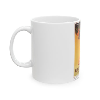 Soviet Era Poster 508 - White Coffee Mug-The Sticker Space