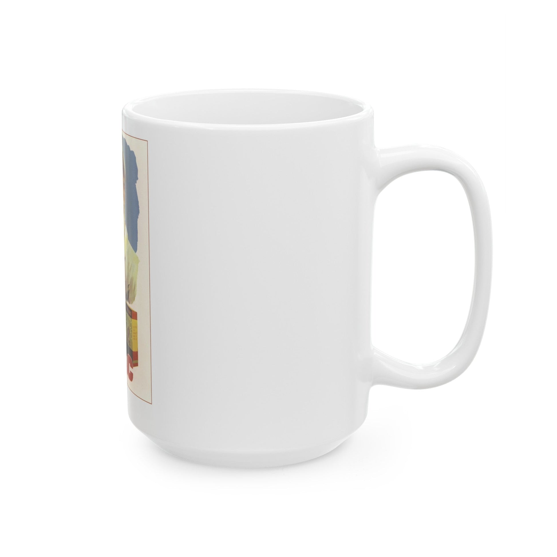 Soviet Era Poster 509 - White Coffee Mug-The Sticker Space