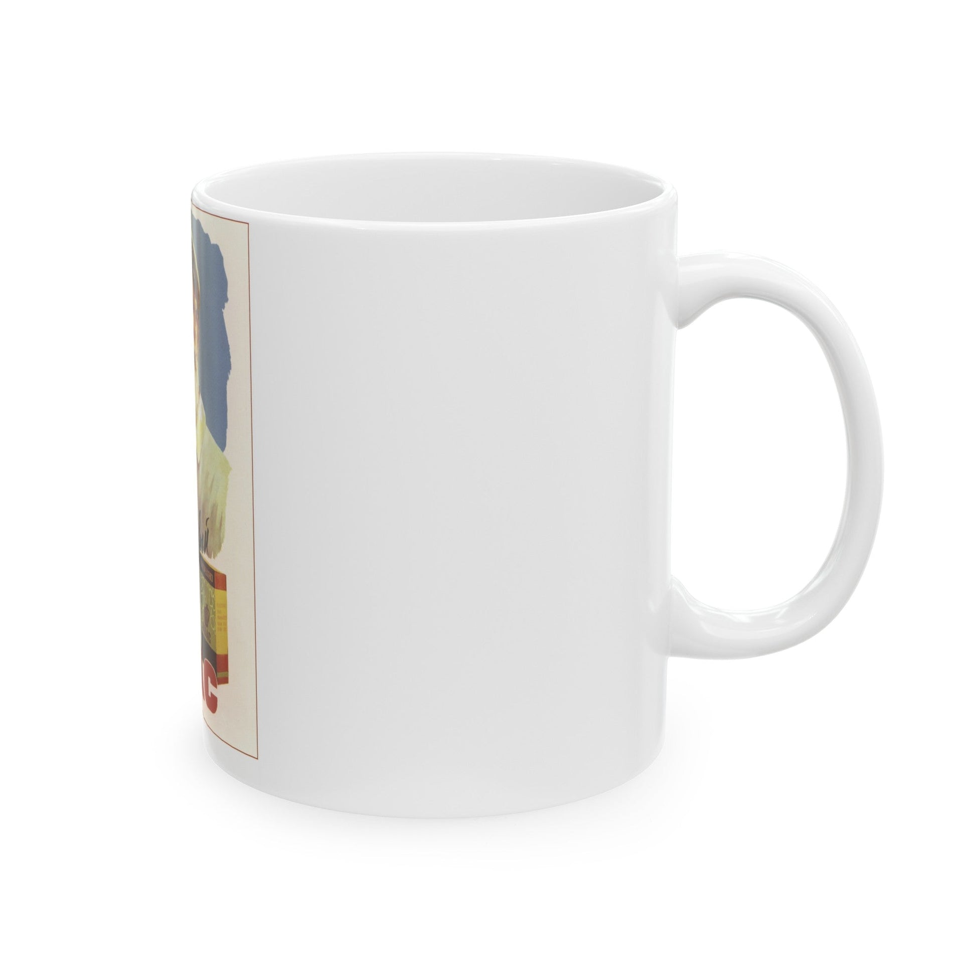 Soviet Era Poster 509 - White Coffee Mug-The Sticker Space