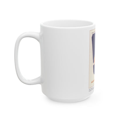 Soviet Era Poster 512 - White Coffee Mug-The Sticker Space