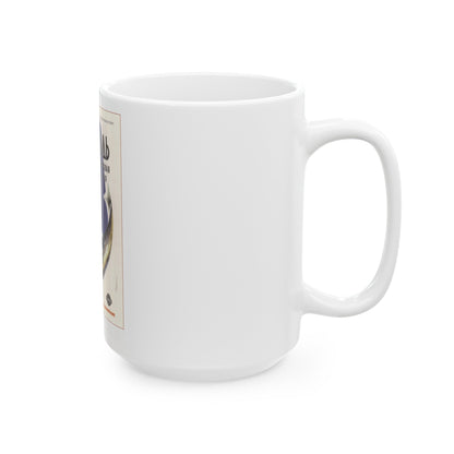 Soviet Era Poster 512 - White Coffee Mug-The Sticker Space