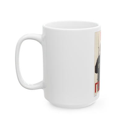 Soviet Era Poster 518 - White Coffee Mug-The Sticker Space